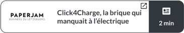 Click4Charge, la brique qui manquait à l’électrique