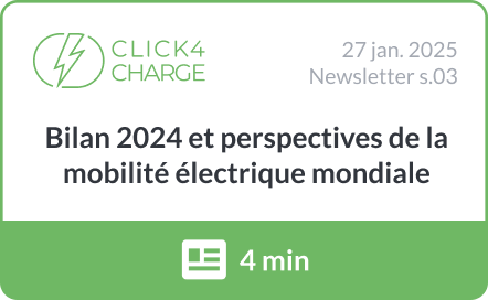 Lien Article: Bilan 2024 et perspectives de la mobilité électrique mondiale