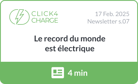 Lien Article: Le record du monde est électrique