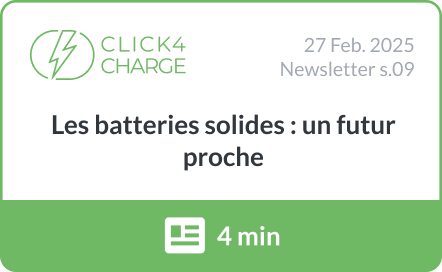 Lien Article: Les batteries solides: un futur proche