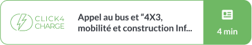 Lien Article: Appel au bus et 4X3, mobilité et construction Infogreen Luxembourg