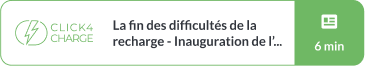 Lien Article: La fin des difficultés de la recharge - Inauguration de l'Au...